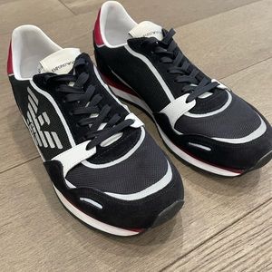 Emporio Armani Suede Sneaker